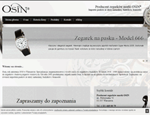Tablet Screenshot of osin.pl